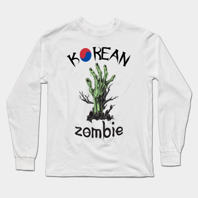 Korean Zombie Long Sleeve T-Shirt by Yopi